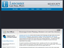 Tablet Screenshot of lancasterlaw.net